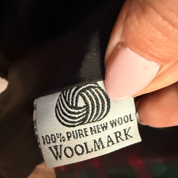 Vintage Pendleton Wool Plaid Jacket Blazer Red Green 100% Virgin Wool - Picture 12 of 13